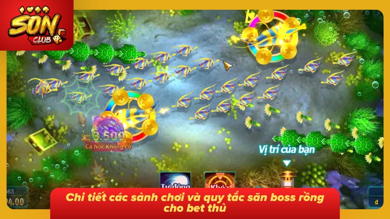 Bắn Cá Long Vương SONCLUB - Săn Cá Đỉnh Cao Cùng Bet Thủ 5 Sảnh chơi cùng quy tắc săn rồng cực đỉnh