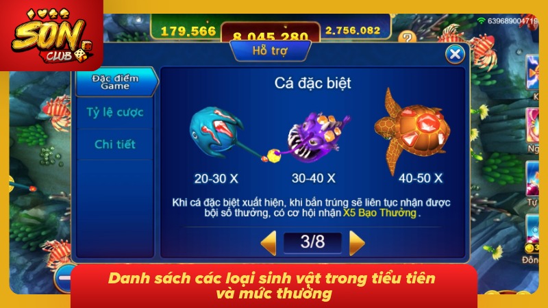 Cẩm Nang Chơi Bắn Cá Tiểu Tiên Trúng Thưởng Lớn 3 Phân loại sinh vật biển để nhận thưởng lớn