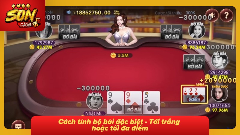 Cách Tính Điểm Bài Cào Sonclub Chuẩn Xác Đáng Tin Cậy 5 Màn hình thắng tới trắng của tay bạc