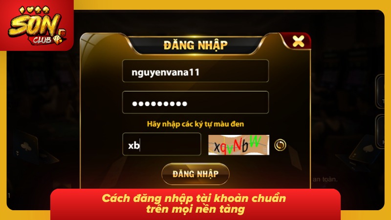 Đăng Nhập Sonclub – Link Chuẩn Mới Nhất Và Cách Xử Lý Lỗi 4 Các bước đăng nhập tài khoản siêu tốc, cực dễ