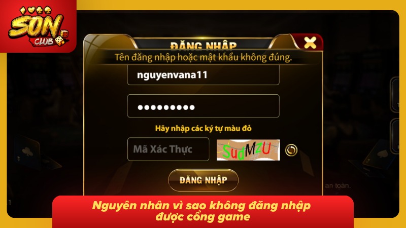 Đăng Nhập Sonclub – Link Chuẩn Mới Nhất Và Cách Xử Lý Lỗi 5 Giải mã nguyên nhân lỗi đăng nhập tài khoản