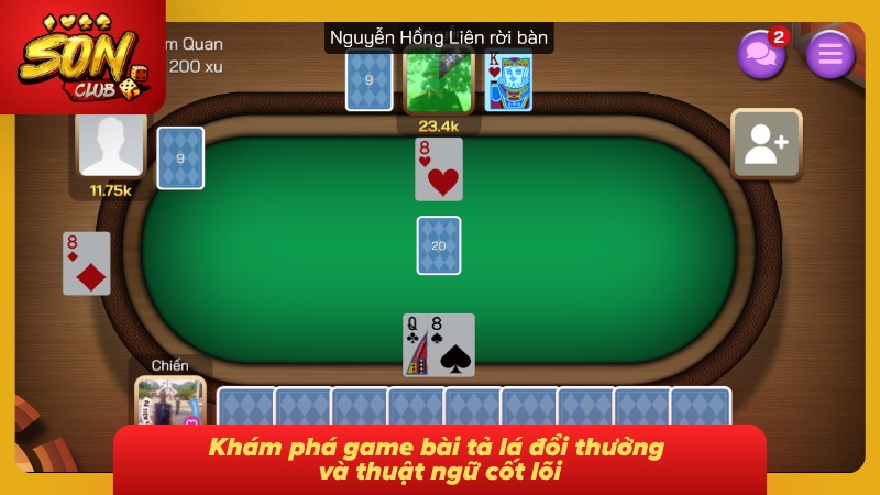 Cẩm Nang Chơi Game Bài Tả Lá Đổi Thưởng Hữu Ích Cho Tân Binh 2 Nắm vững các thuật ngữ cơ bản trước khi chơi