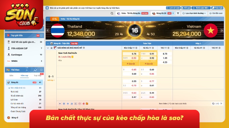 Kèo Chấp Hòa Sonclub: Cẩm Nang Cá Cược Toàn Tập Từ Cao Thủ 2 Tìm hiểu sơ lược về đồng banh