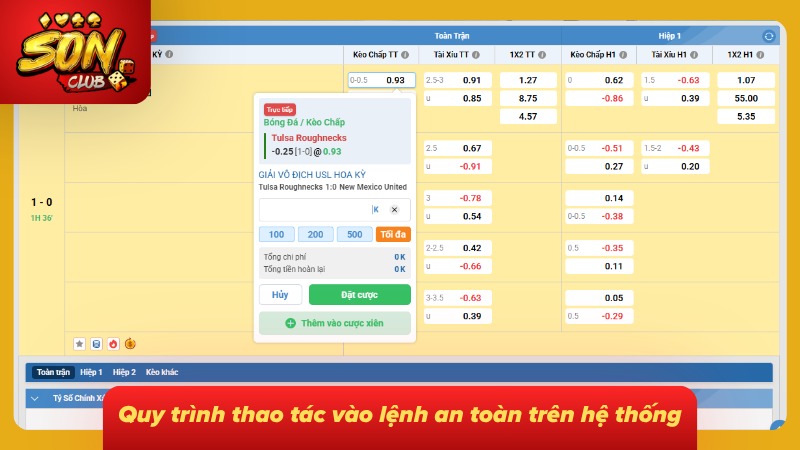 Kèo Châu Á Sonclub - Cẩm Nang Cụ Thể Kèo Handicap Cho Newbie 5 Bốn thao tác tối ưu giúp anh em vào tiền bảo toàn nguồn vốn