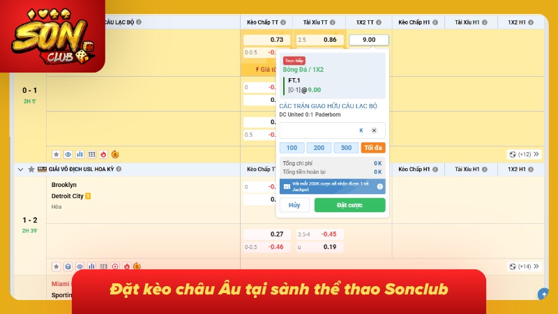 Kèo Châu Âu | Kèo 1x2 Là Gì Và Cách Đọc Tỷ Lệ Chuẩn Từng Cửa 10 Khu vực cược trực tiếp cho phép chọn trận và cửa kết quả tương ứng