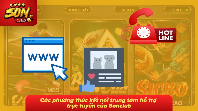 Các phương thức liên hệ trung tâm hỗ trợ trực tuyến phổ biến