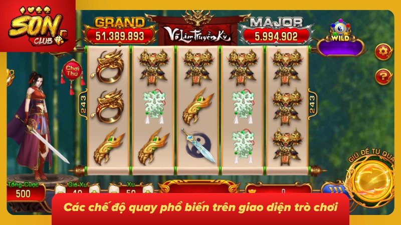 Nổ Hũ Đổi Thưởng SONCLUB: Khám Phá Sảnh Quay Và Mẹo Cực Chất 6 Đa dạng chế độ quay cực ngầu khi tham gia quay thưởng
