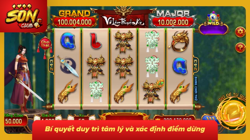 Nổ Hũ Đổi Thưởng SONCLUB: Khám Phá Sảnh Quay Và Mẹo Cực Chất 8 Xác định điểm dừng là một trong những chiến thuật tốt