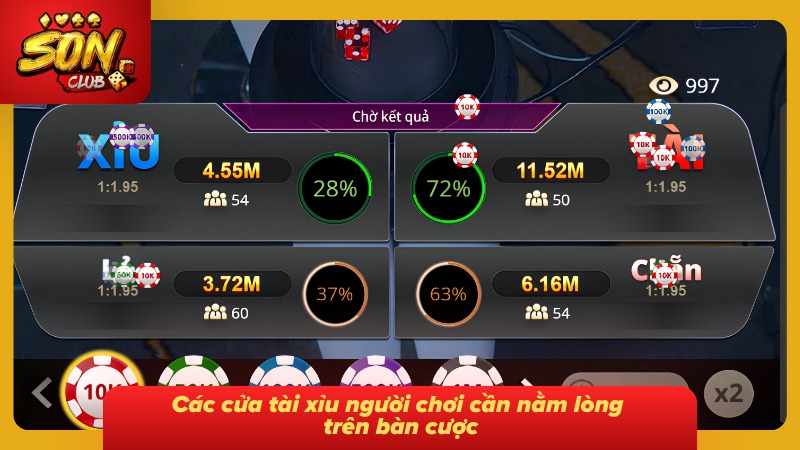 Tổng hợp các lựa chọn cược tài xỉu bạn bắt buộc phải nắm rõ